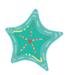 Decorative starfish illustration
