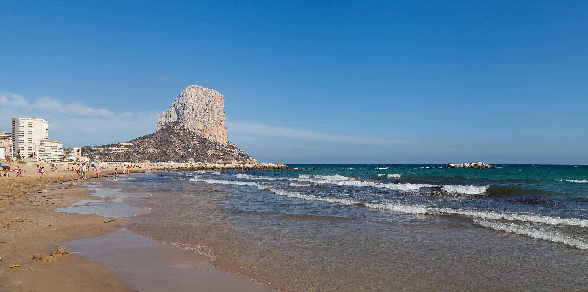 Peñón de Ifach (Peñón de Ifach natural park, Calpe, Spain). Private skippered sailing from Altea, Costa Blanca